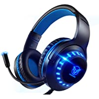 Los mejores  - Auriculares Gaming PS4 Auriculares con Micrófono- Reducción de Ruido- Sonido Envolvente- Auriculares con Cable para PS4…